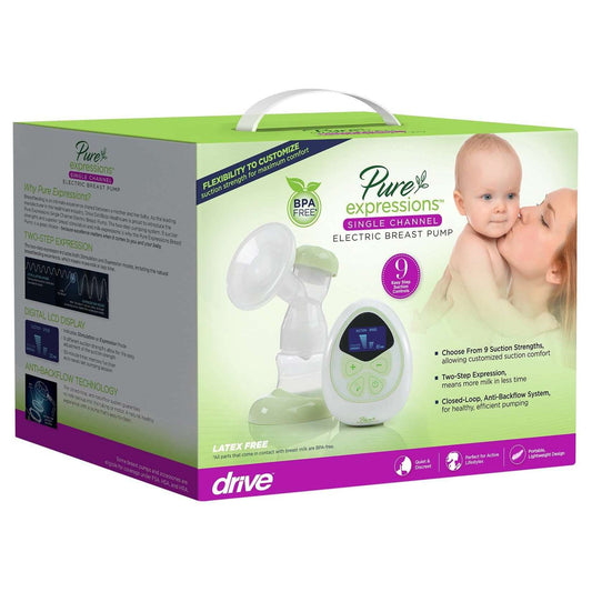 Drive Pure Expressions Single Channel Electric Breast Pump, rtlbp1000