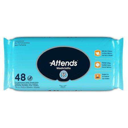 Attends Unscented Personal Wipe with Aloe 48/pack