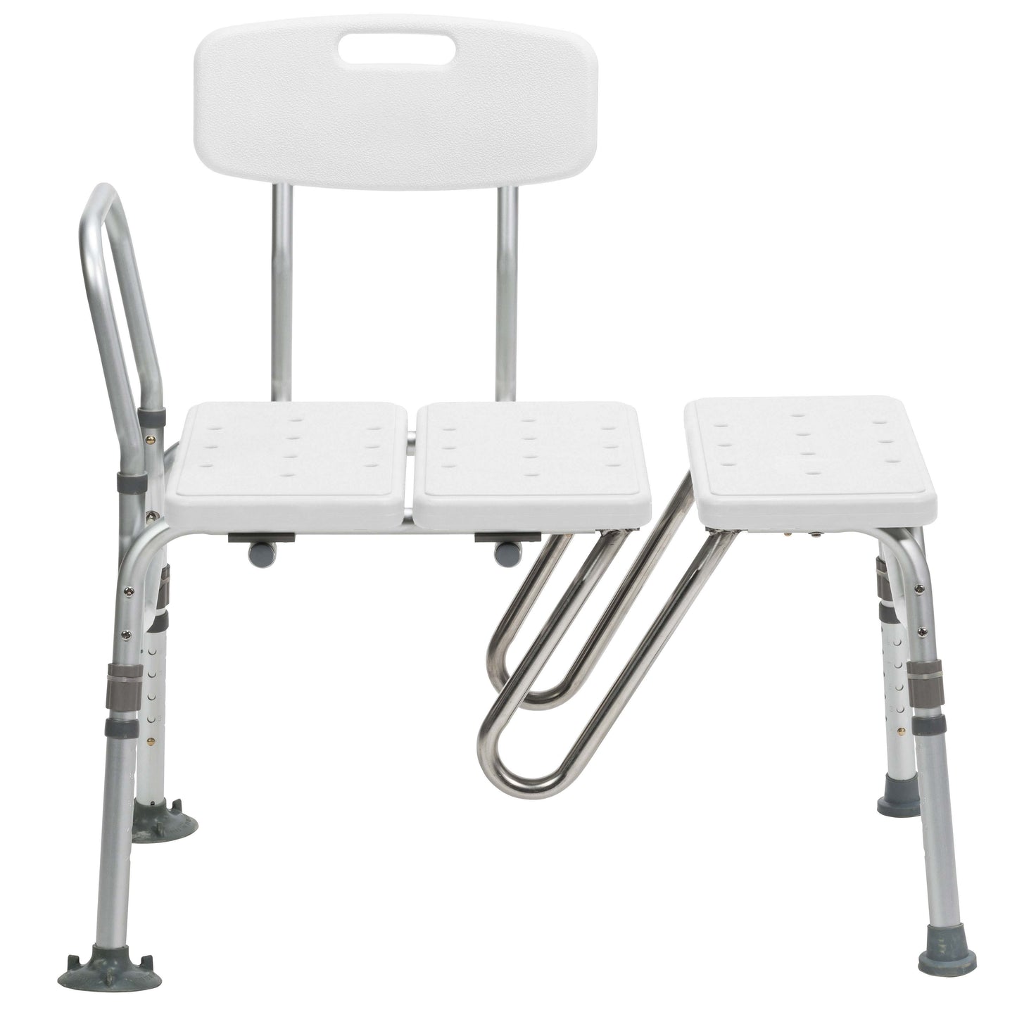 Drive Medical RTL12032KDR Splash Defense Transfer Bench with Curtain Guard