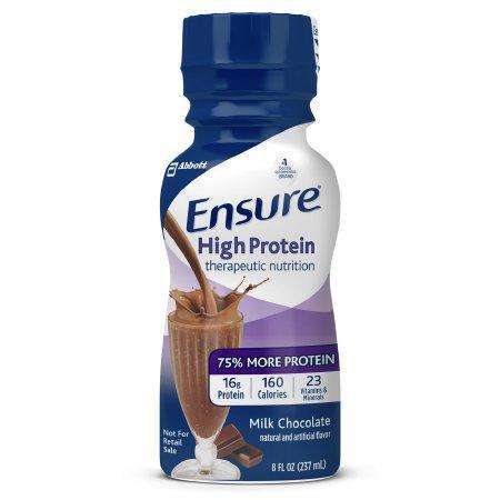 Ensure High Protein 64134, Chocolate 8oz. bottles cs/24 by Abbott