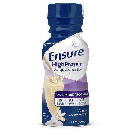 Ensure High Protein 64136, Vanilla 8oz. bottles cs/24 by Abbott