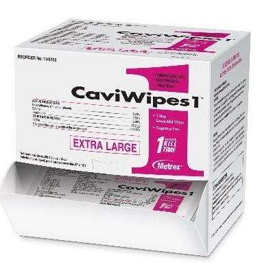 Metrex 13-5155 CaviWipes1 Alcohol Based Surface Disinfectant bx/50 single packets