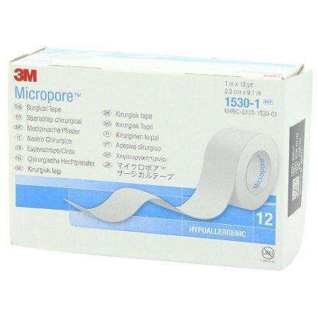 Micropore 1"x10 yard Skin Friendly Paper Tape 1530-1, single roll