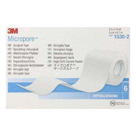 Micropore 2"x10 yard Skin Friendly Paper Tape 1530-2, single roll