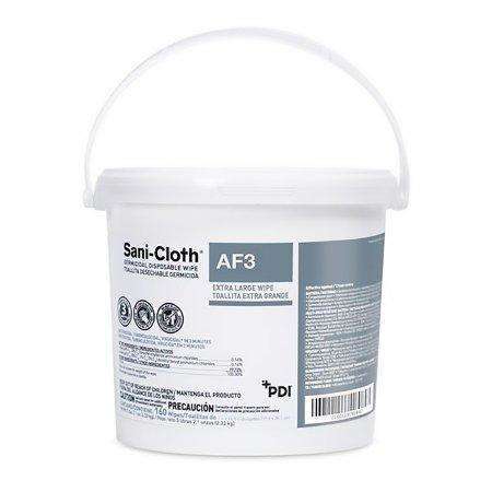 PDI Sani-Cloth AF3 Germicidal Surface Disinfectant indiviual wipe P1450P cs/2 160/tub