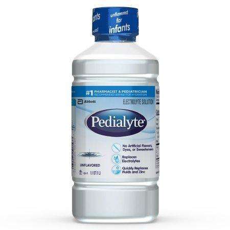 Pedialyte Unflavored Oral Electrolyte Solution, 1 Liter 8/case, 00336