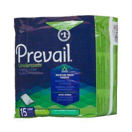 Prevail UP-150 Fluff Underpads, 23"x36", Pack of 15