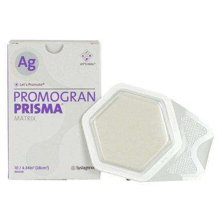 Promogran Prisma Matrix Silver Collagen Dressing 4x4 Hexagon MA028, each