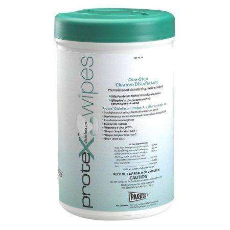 Protex Surface Disinfectant Quaternary Lemon Scent Wipes, 48-70 tub/75