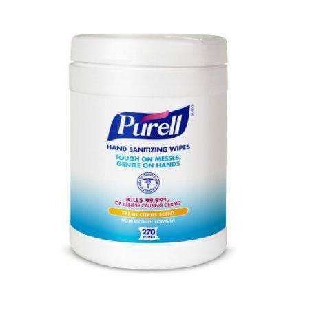 Purell Hand Sanitizing BZK Wipes, 270 count cannister