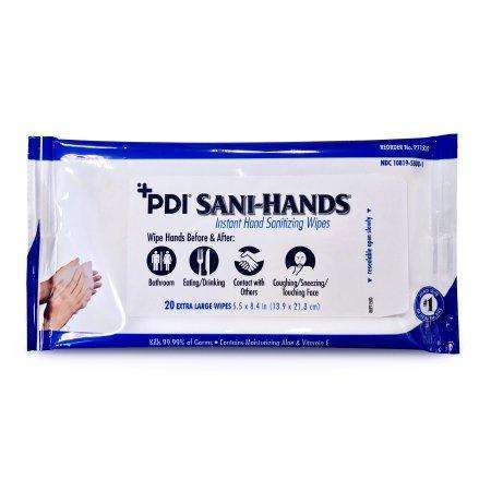Sani-Hands Alcohol Hand Sanitizing Wipes, 20/pk