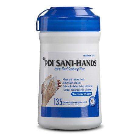 Sani-Hands Hand Sanitizing Wipes, P13472 135/tub