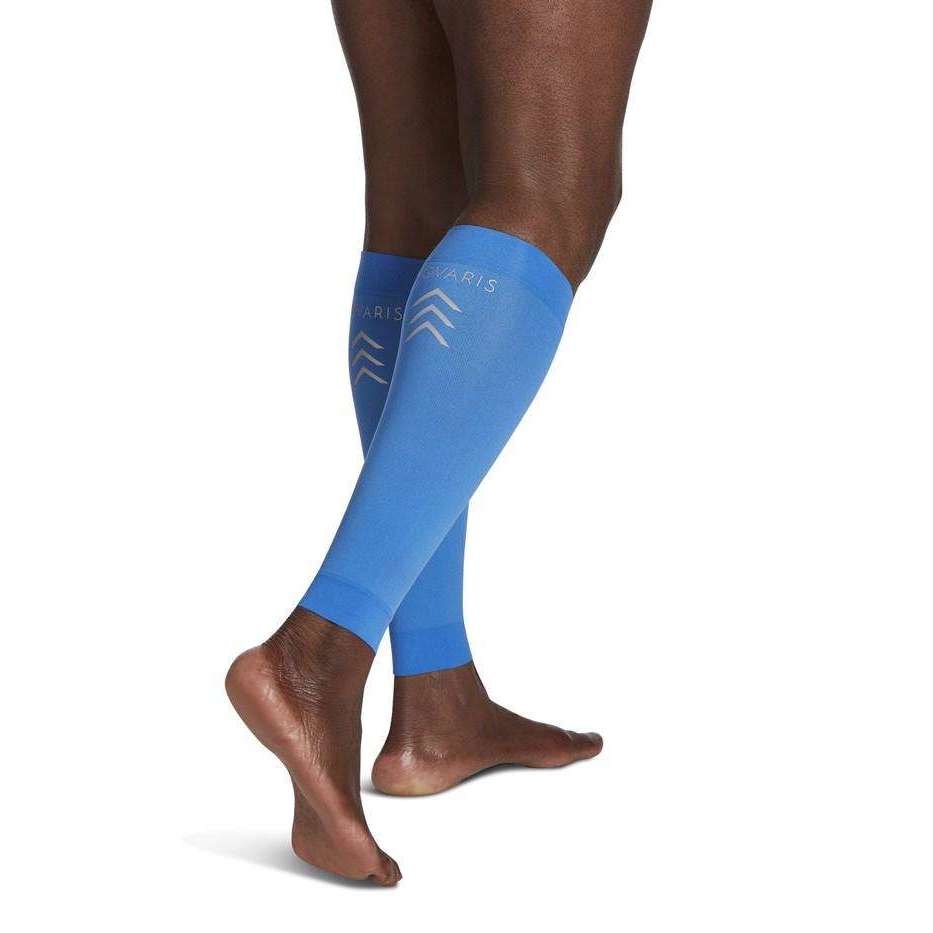 SIGVARIS 412V Series Steel Blue Performance Compression Calf Sleeve 20-30mmHg, Pick Your Size