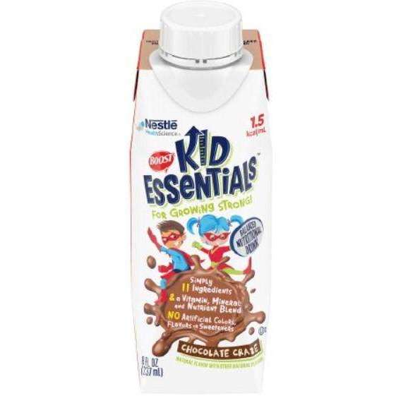 BOOST KIDS ESSENTIALS 1.5 Chocolate screw top carton 24/CS