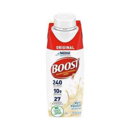 Boost Original Vanilla 8oz. screw top carton 24/cs