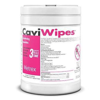 METREX CaviWipesXL 9x12 Surface Disinfectant Wipe 13-1150 65/tub