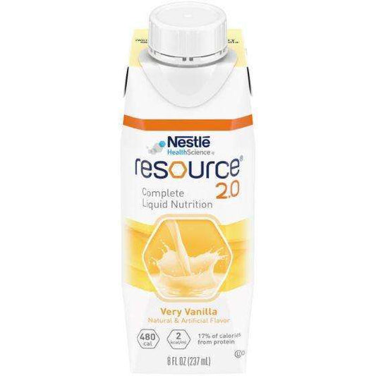 Nestle Resource 2.0 Vanilla 8OZ 24/CS