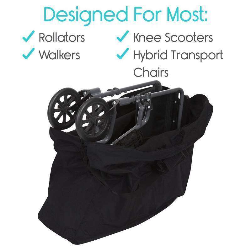 Rollator Travel Bag, Black LVA1093BLK