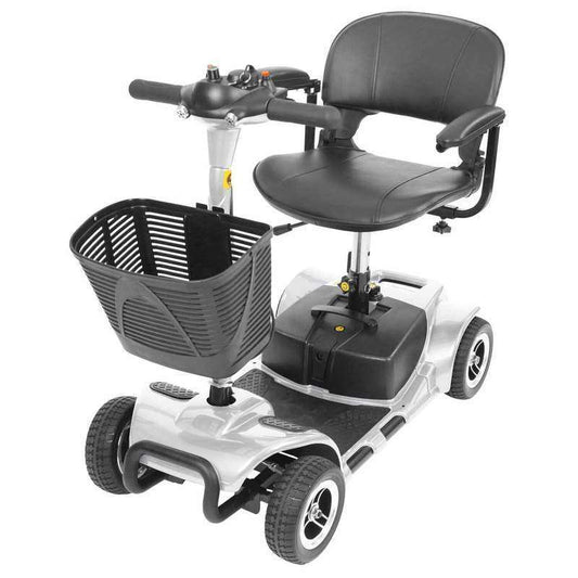 Vive Health 4 Wheel Mobility Scooter, Silver MOB1027SLV