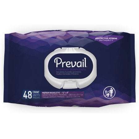 Prevail 12X8 Disposable Washcloth, WW-910 12PK/CS