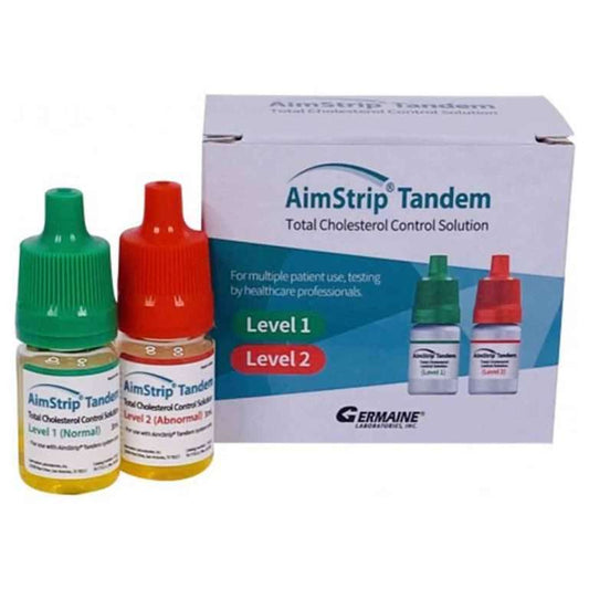 AimStrip Tandem Total Cholesterol Control Solution, 2x3ml 77312