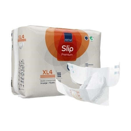 Abena Slip Premium XL4 X-Large Brief , 12/pk