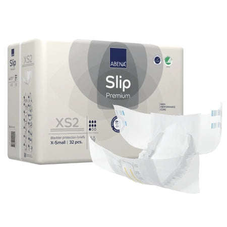 Abena Slip Premium XS2 X-Small Brief , 32/pk