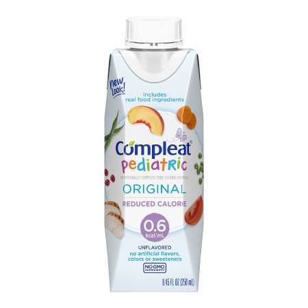 Compleat Pediatric Reduced Cal. Tube Feeding Formula for age 1-13 8.45oz cs/24 Unflavored