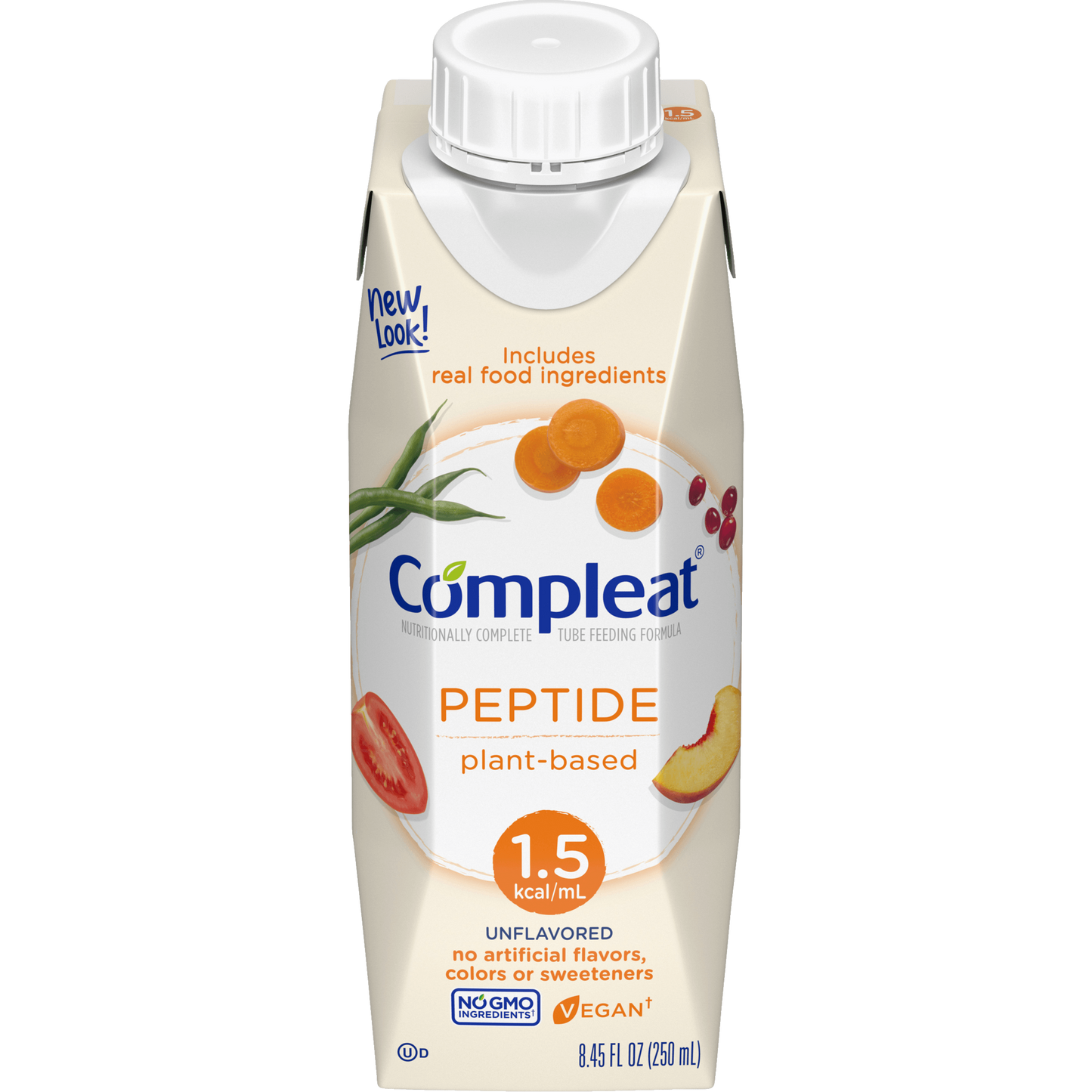 Compleat Peptide 1.5 Plant Based Formula Unflavored, cs/24