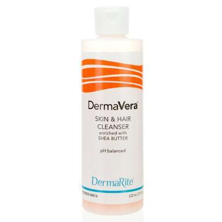 DermaVera 7.5oz. Shampoo and Body Wash bottle, 0016