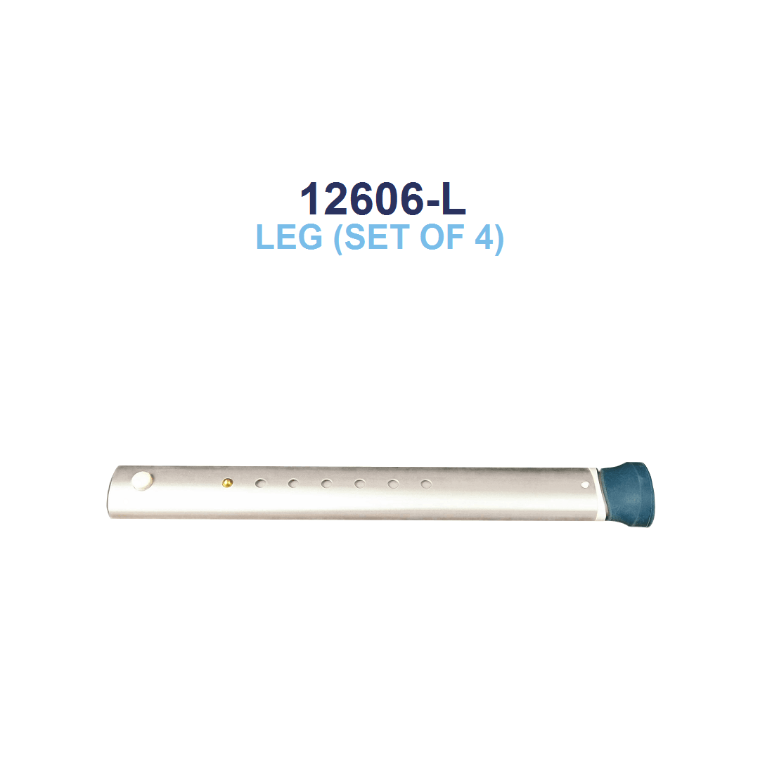 Drive Medical RTL12606 Replacement Leg Set, 12606-L, 4/set