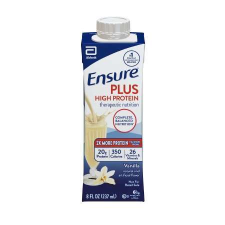 Ensure Plus High Protein 68234, Vanilla 8oz. carton cs/24