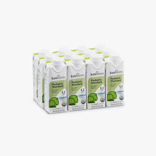 Kate Farms Pediatric Standard 1.2 Vanilla, Plant Based Nutrition, 12/cs
