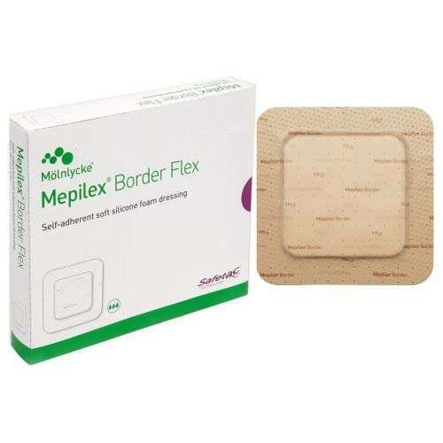 Mepilex Border Flex 6x6 Silicone Foam Dressing by Molnlycke bx/5