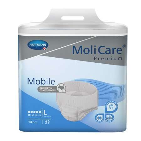 Molicare Premium Mobile 6D Absorbent Underwear, LG bg/14 915833