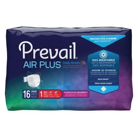 Prevail Air Plus Brief Size 1, 96/cs PVBNG-012CA