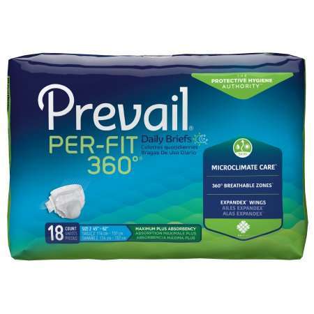 Prevail Per-Fit 360 Heavy Absorbency Brief, Pack
