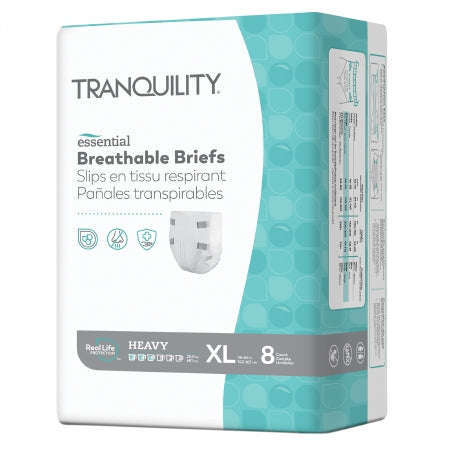 Tranquility Essential Breathable Brief, X-Large 64/cs 2747