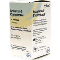 5905213312160 Accutrend Plus Cholesterol Test Strips, 25/VIAL