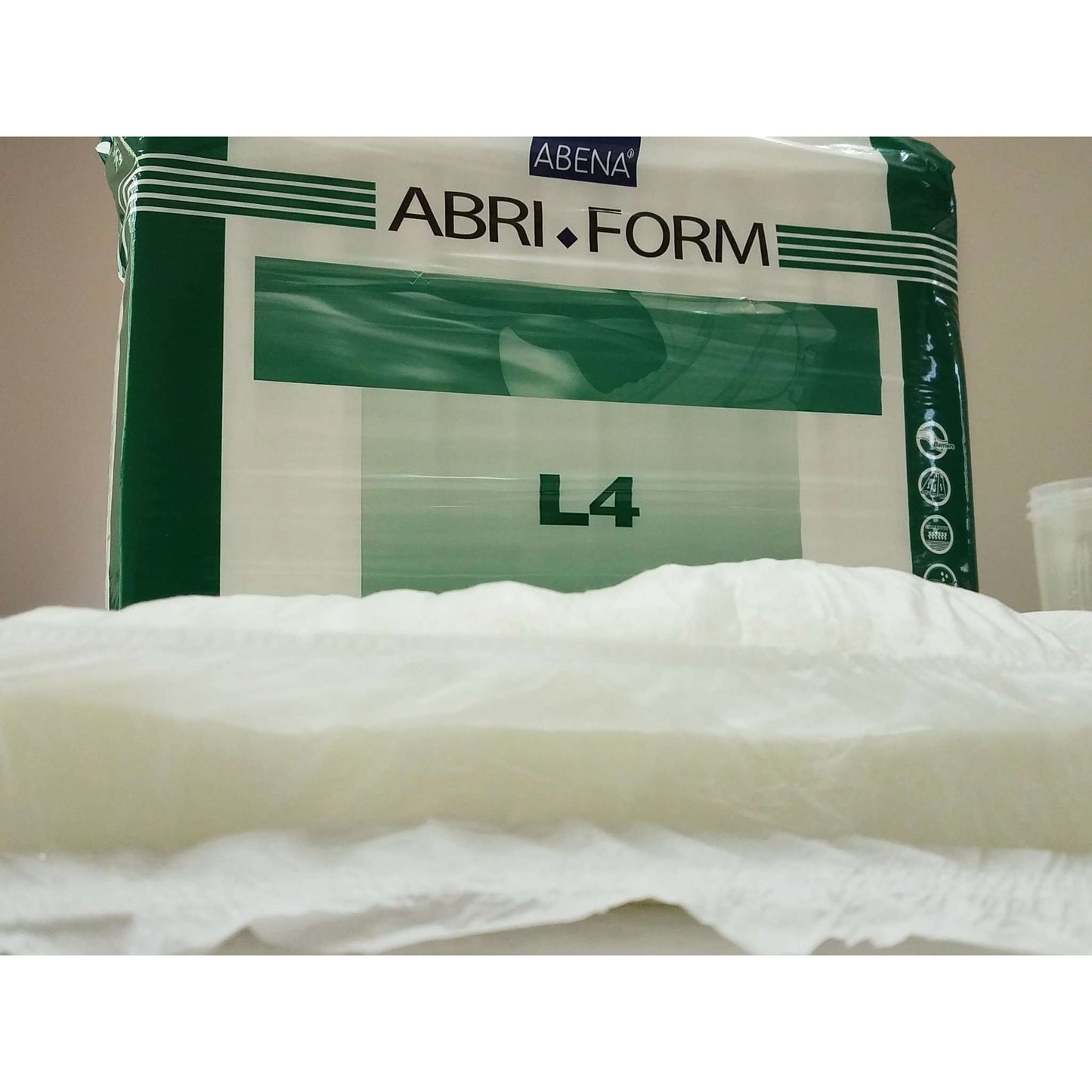 Abena 4168 Abri-Form Comfort L4 Absorbent Adult Brief, Large Pack or Case