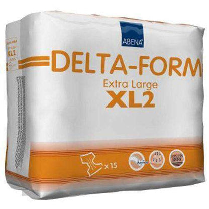 Abena RB308875 Delta-Form Adult Brief XL2 44" - 68"