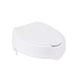 Drive 12065 Raised Toilet Seat with Lock and Lid, Standard Seat, 4"