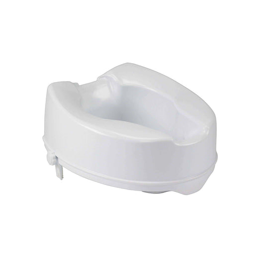 Drive 12066 Raised Toilet Seat with Lock, Standard Seat, 6"