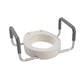 Drive 12402 Premium Toilet Seat Riser with Removable Arms, Standard Seat