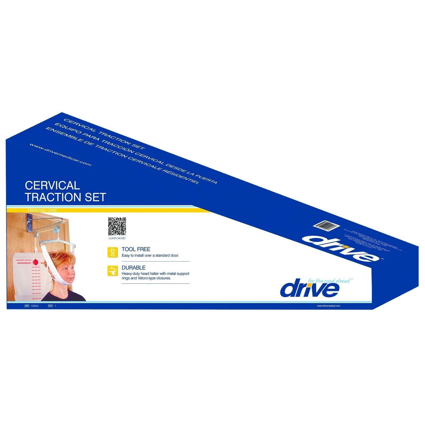 Drive 13004 Over The Door Cervical Traction set Home Head Brace