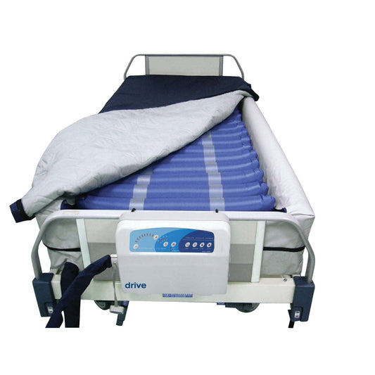 Drive 14029dp Med Aire Plus Defined Perimeter Low Air Loss Mattress with Alarm, 8"