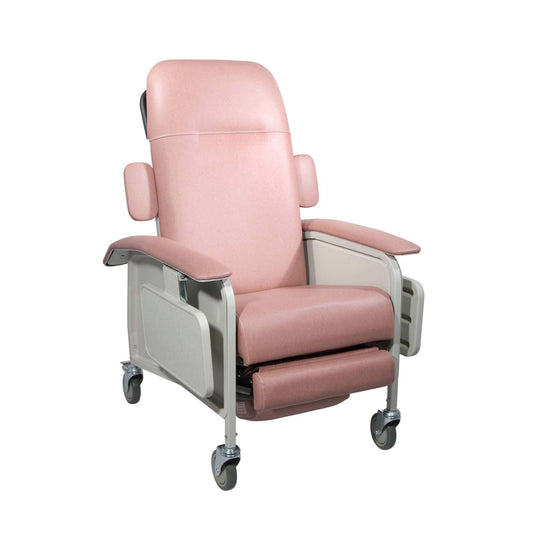 Drive Medical d577-r Clinical Care Geri Chair Recliner, Rosewood
