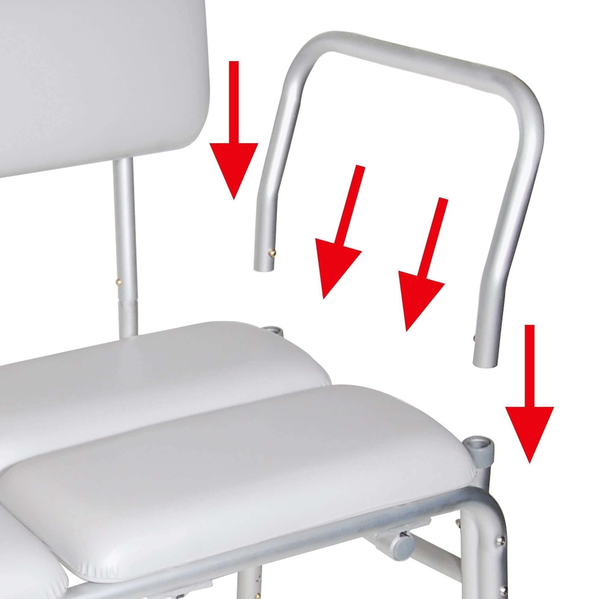 Padded bath transfer online bench