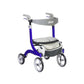 Drive Medical RTL10266BL-HS Nitro Deluxe EuroStyle Rollator with rigged seat, Blue