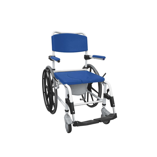 Drive nrs185006 Aluminum Shower Mobile Commode Transport Chair